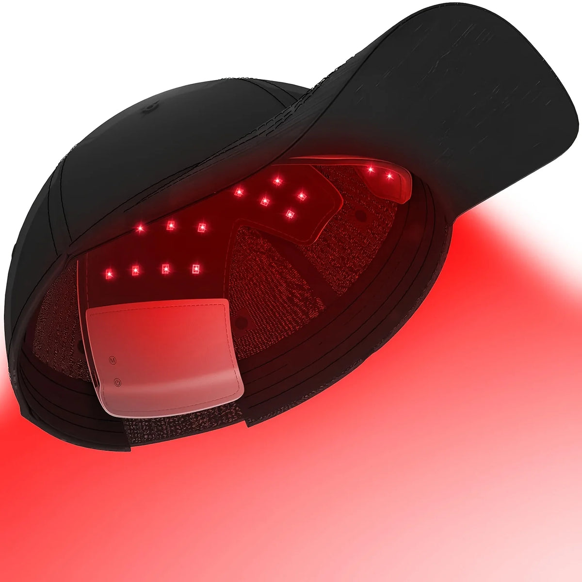 LED Red Light Therapy Hair Growth Cap Portable Hair Regrowth Hat Insert with Red Blue Infrared Light, 4 Modes Scalp Care Device for Thinning Hair, Rechargeable Lightweight 200G Hair Loss Care Cap for Men Women, 20 Min Auto off Fits Most Hats