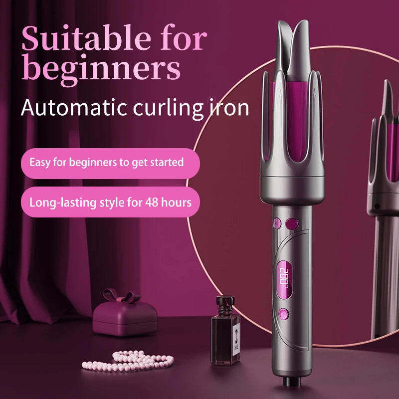 Curler shown with box and cable