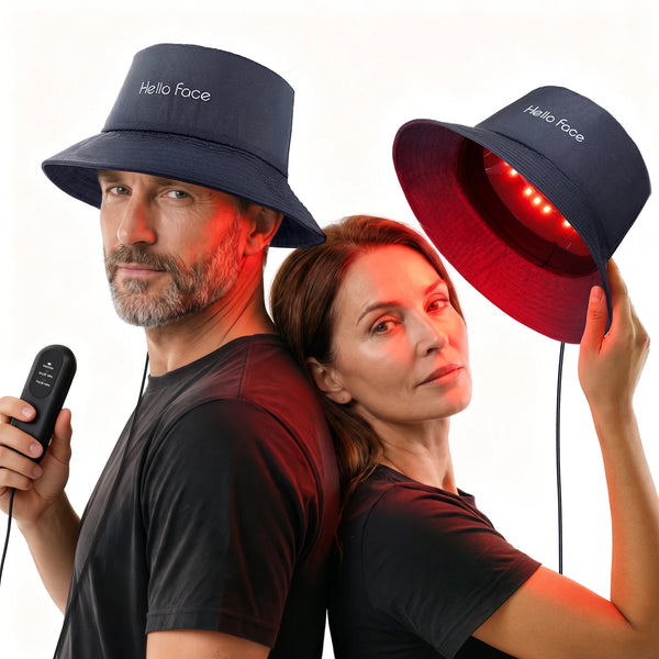 Red light hair growth cap with 336 diodes