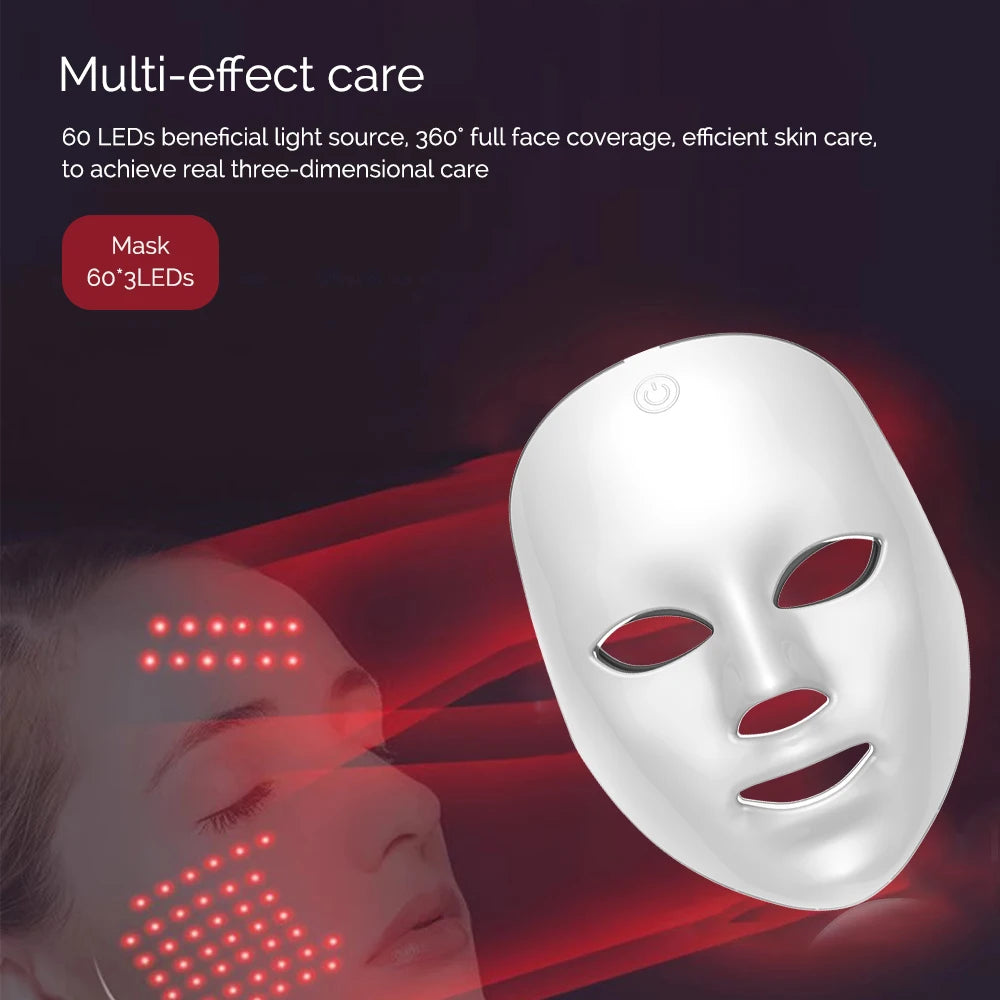 Colour modes of the LED mask